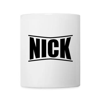 Nick t-shirt t-shirt gift idea - Mug - white - Front