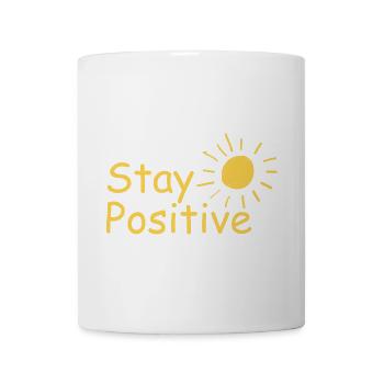 Bright Sun - Stay Positive - Mug - white - Front