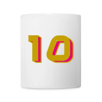 10. 10 YEARS. 10th ANNIVERSARY. 10 YEAR ANNIVERSARY. - Mug - white - Front