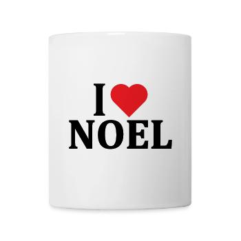 T-Shirt I love Noel T-Shirt Geschenkidee - Tasse - Weiß - Vorne