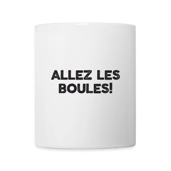 Allez les Boules Saying Boule Ball for Bouler - Mug blanc - blanc - Devant