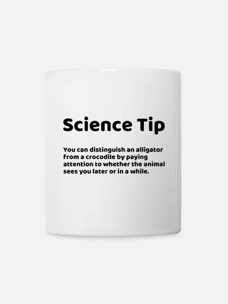 Wissenschaftstipp Lustiger Spruch - Tasse - Weiß