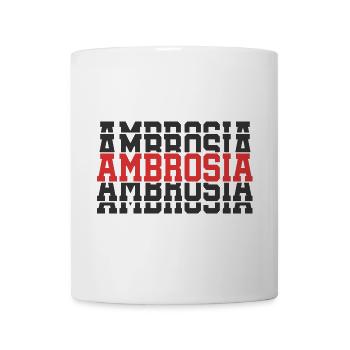 Ambrosia t-shirt stacked text gift t-shirt - Mug - white - Front