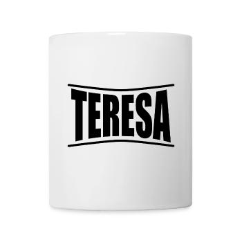 T-Shirt Teresa T-Shirt Geschenkidee - Tasse - Weiß - Vorne