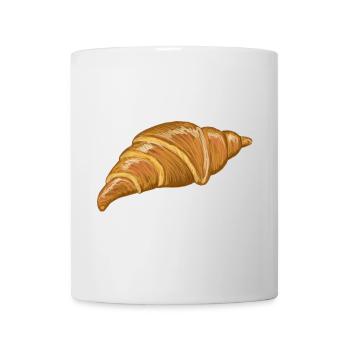 Illustration du croissant doré du lever du soleil - Mug blanc - blanc - Devant
