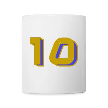 10. 10 YEARS. 10th ANNIVERSARY. 10 YEAR ANNIVERSARY. - Mug - white - Front