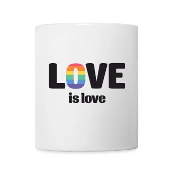 Mois de la fierté LGBT - Love is Love - Mug blanc - blanc - Devant