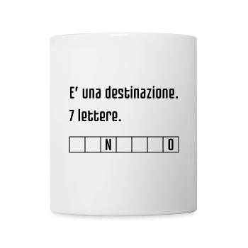 Cruciverba Ironico - Tazza - bianco - Fronte