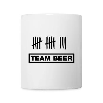 Bière, Bière, Cerveza - Mug blanc - blanc - Devant