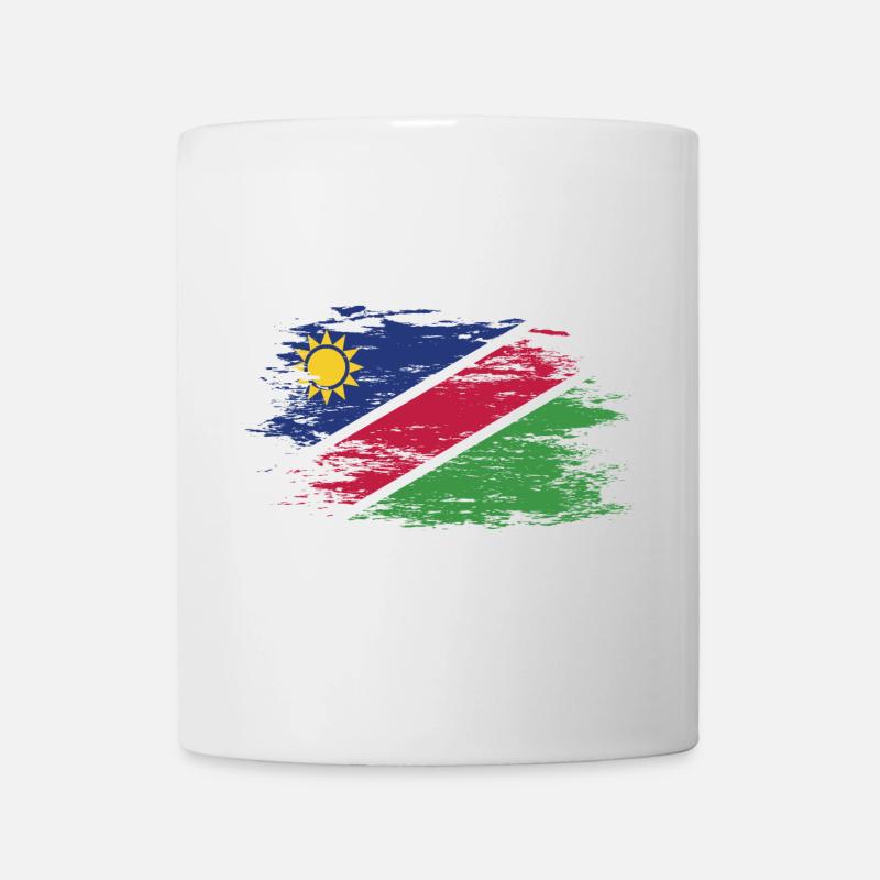 Namibia Flagge used - Tasse - Weiß