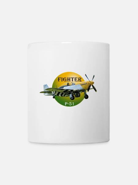 P-51 - Tasse - Weiß