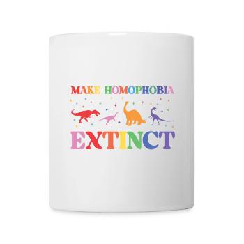 LGBTQ Pride Month - Make Homophobia Extinct - Mug - white - Front