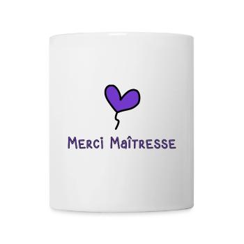 MISTRESS. THANK YOU. THANK YOU MISTRESS - Mug - white - Front