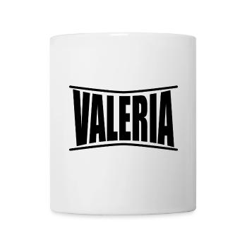 Valeria T-Shirt T-Shirt Geschenkidee - Tasse - Weiß - Vorne