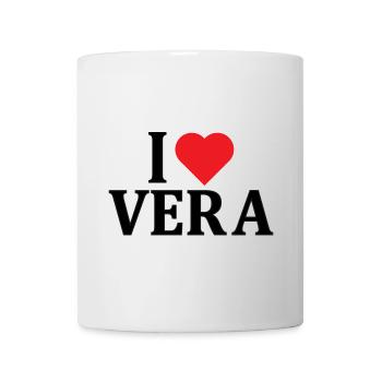 t-shirt I love Real idée cadeau t-shirt - Mug blanc - blanc - Devant