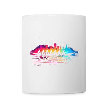 Équipe d’aviron Splotch - Mug blanc - blanc - Devant