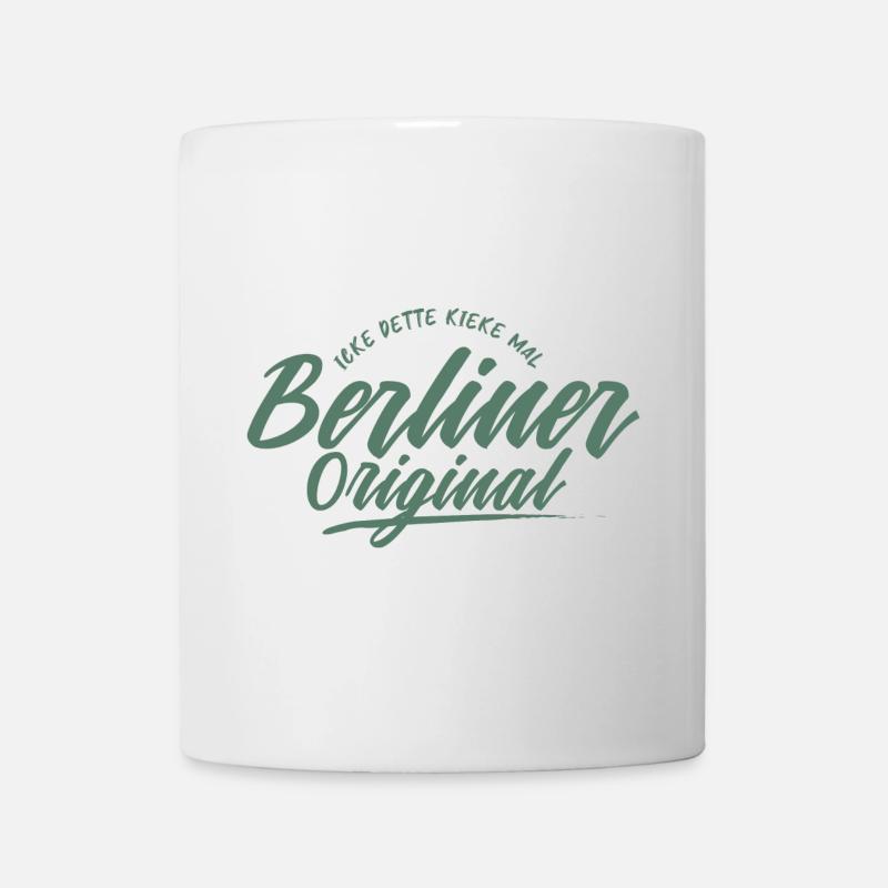 Berlin Original Schriftzug - Tasse - Weiß