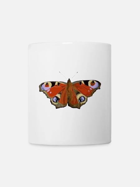 Schmetterling - Tasse - Weiß