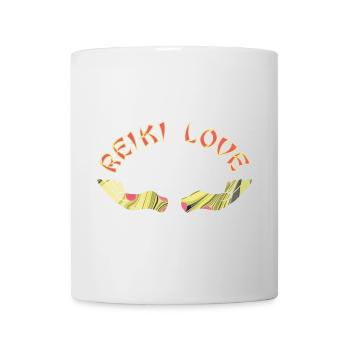 reiki hände e 114 - Tasse - Weiß - Vorne
