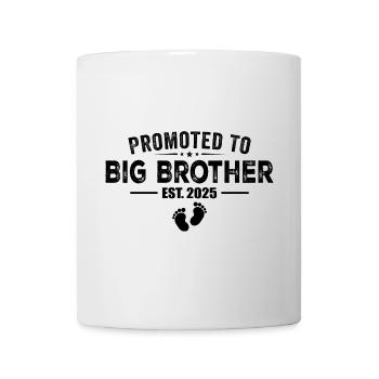 Promoted To Big Brother is 2025 - Big Brother - Mug - white - Front