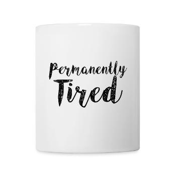 Fatigué en permanence 3 - Mug blanc - blanc - Devant