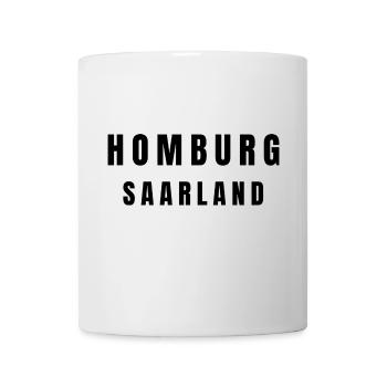 Homburg Saarland - Tasse - Weiß - Vorne
