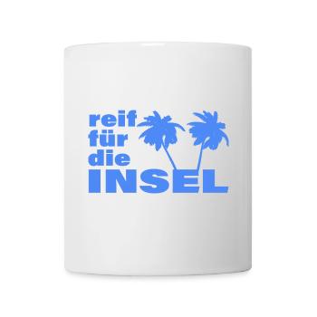 READY FOR THE ISLAND - Mug - white - Front