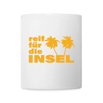 REIF FÜR DIE INSEL - Tasse - Weiß - Vorne