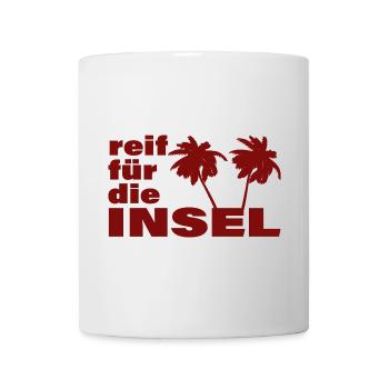 READY FOR THE ISLAND - Mug - white - Front