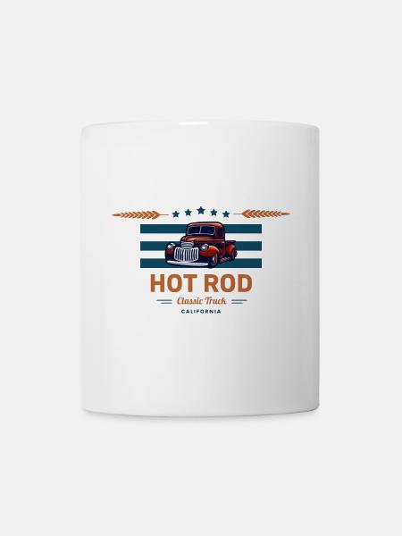 hot rod / hot rods - Mug - white