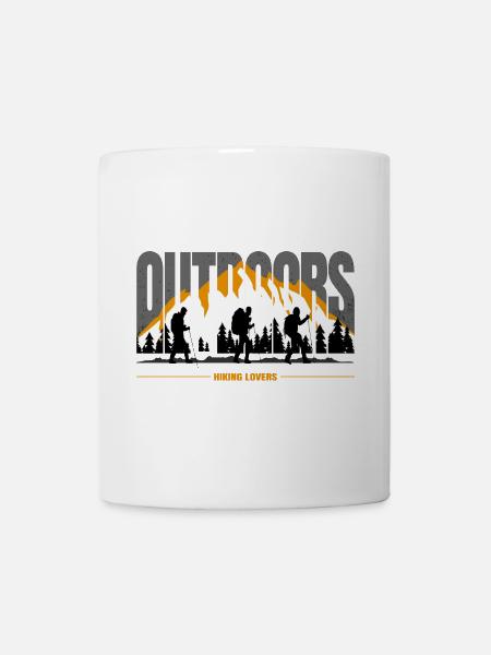 Hiking Lovers - Tasse - Weiß