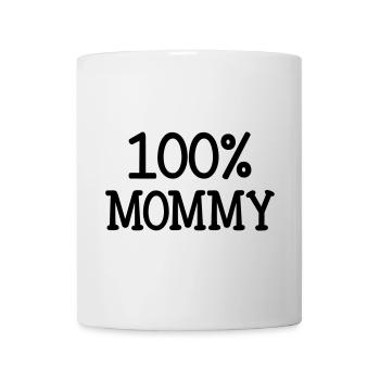 100% Mama - Muttertag - Tasse - Weiß - Vorne