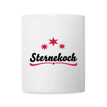 Tablier de cuisine Star Chef - Mug blanc - blanc - Devant