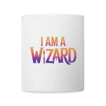 I Am a Wizard Text Design - Mug - white - Front