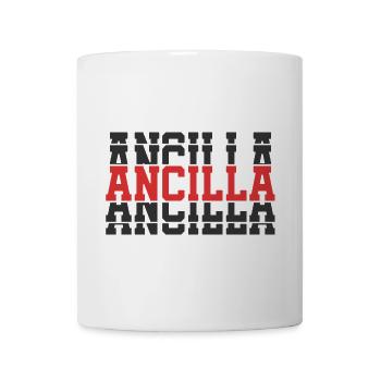 Ancilla t-shirt t-shirt idée cadeau empilé - Mug blanc - blanc - Devant