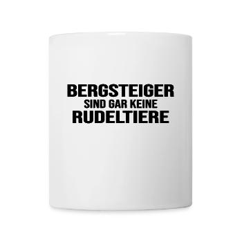 Bergsteiger alpinist klettern eisklettern - Tasse - Weiß - Vorne