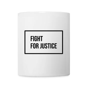 Lutte pour la justice, Black Lives Matter - Mug blanc - blanc - Devant