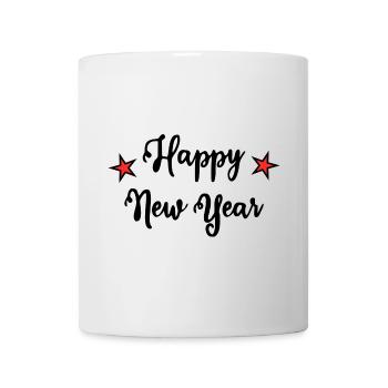 HAPPY NEW YEAR. NEW YEAR'S EVE. NEW YEAR - Mug - white - Front