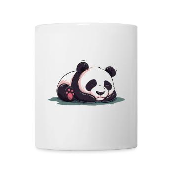 Cute Cartoon of a Sleeping Panda - Adorable design - Mug - white - Front