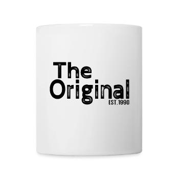 The Original Est. 1990– Lustiges Eltern Design - Tasse - Weiß - Vorne