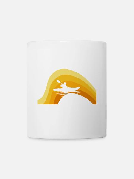 Kajakfahren Kanu Kajak - Tasse - Weiß