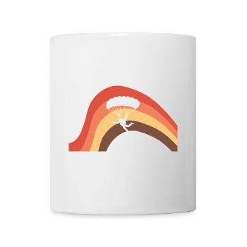 Skydiving Luft - Tasse - Weiß - Vorne