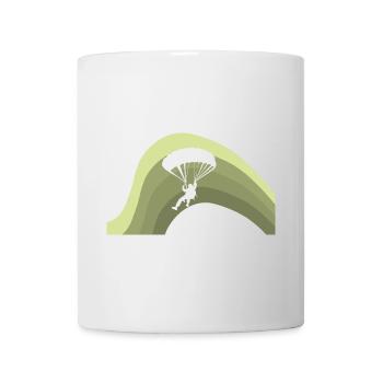 Fallschirmspringen Fallschirm - Tasse - Weiß - Vorne