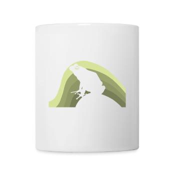 Frosch Quark Laubfrosch - Tasse - Weiß - Vorne