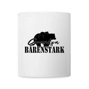 Grand-père Ours Fort Cadeau - Mug blanc - blanc - Devant