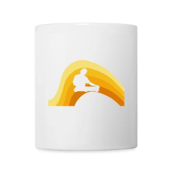 DJ Shuffle - Tasse - Weiß - Vorne