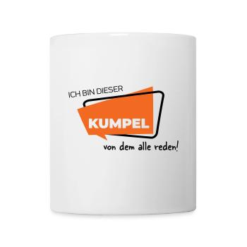 Ich bin dieser Kumpel von dem alle reden - Tasse - Weiß - Vorne
