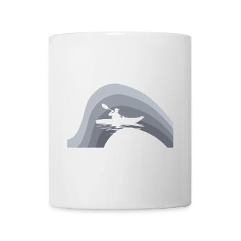Kajakfahren Kanu - Tasse - Weiß - Vorne