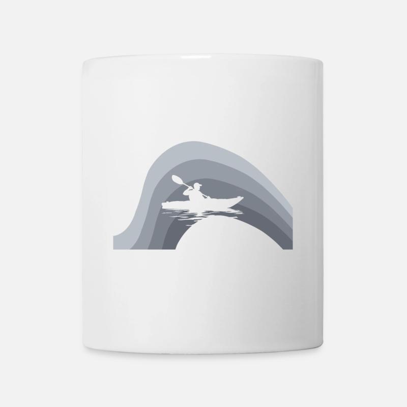 Kajakfahren Kanu - Tasse - Weiß