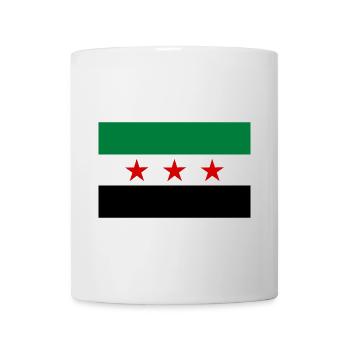 Drapeau de la Syrie - Mug blanc - blanc - Devant